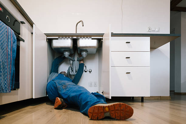 Professional Plumbing technician working in Harris, MN